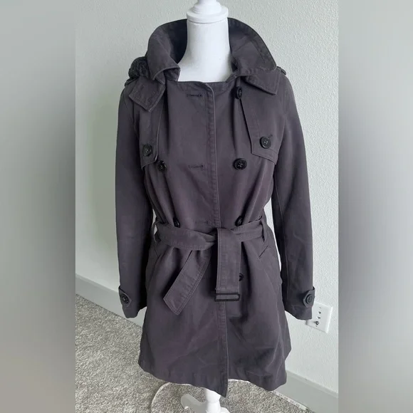 Comptoir Des Cotonniers women’s Purple Trench Coat with warm layer small $650 - Picture 1 of 16